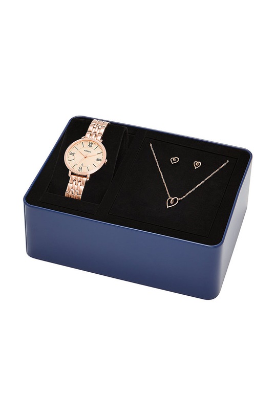 Fossil zegarek, naszyjnik i kolczyki złoty ES5252SET