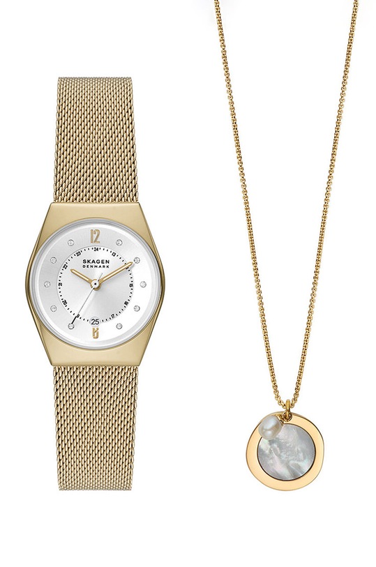 Skagen zegarek złoty SKW1152SET
