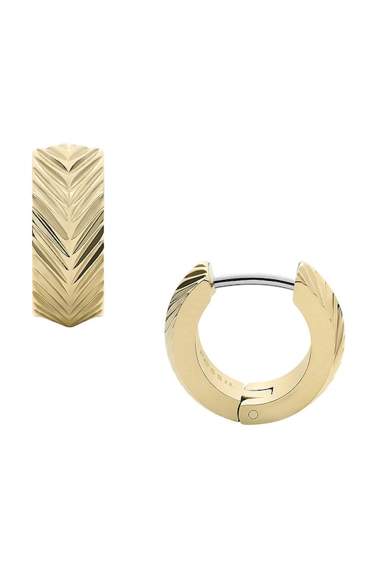 Fossil kolczyki złoty JF04116710