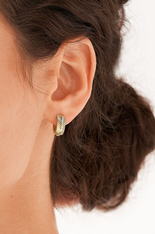 Сережки Fossil JF04116710 золотий