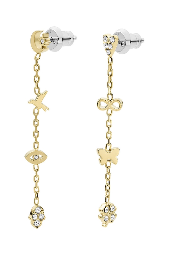 Akcesoria Fossil kolczyki JF04123710 złoty