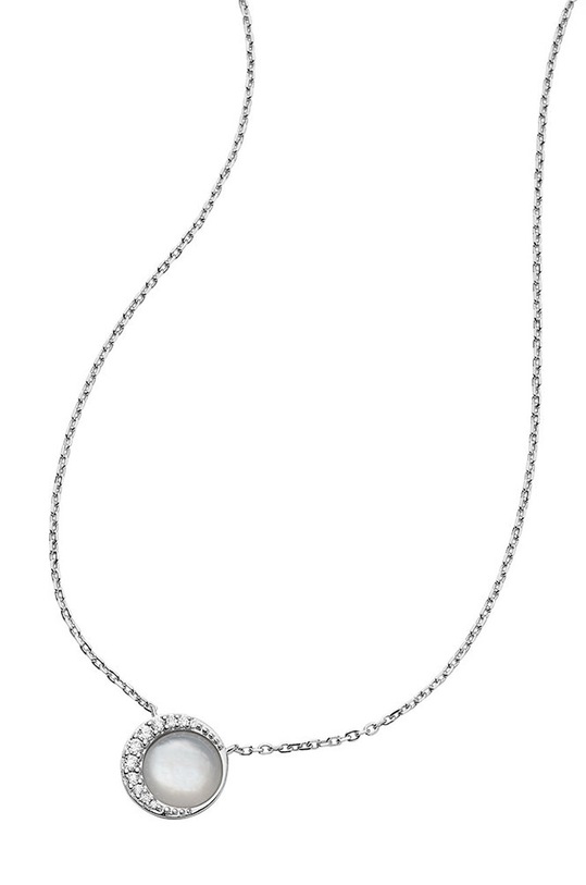 Accesorii Fossil colier JFS00579040 argintiu