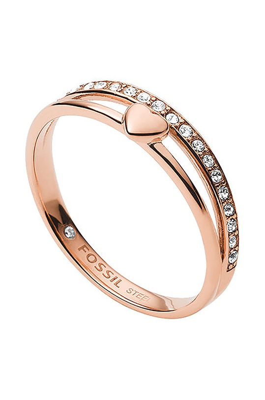 Кольцо Fossil розовый JF03460791