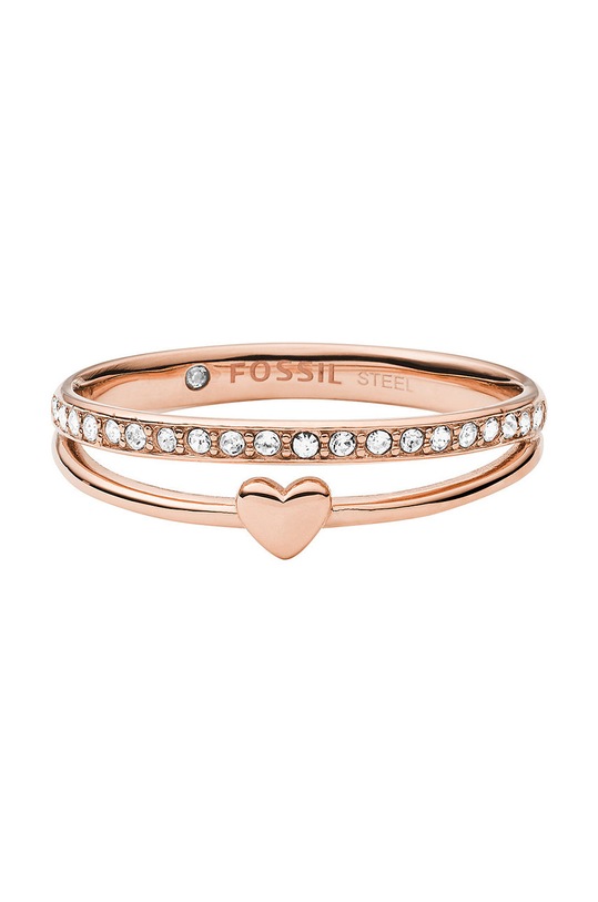 Кольцо Fossil JF03460791 розовый AA00