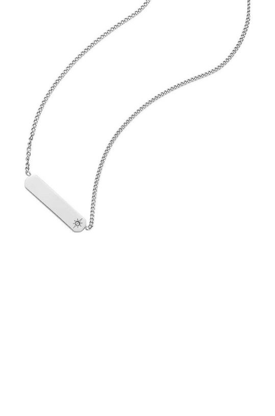 Accesorii Fossil colier JF04134040 argintiu
