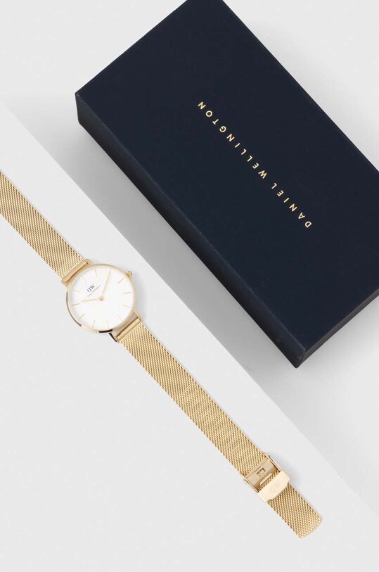 Daniel Wellington zegarek Petite 28 Evergold DW00100350 złoty AA00