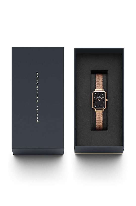 Hodinky Daniel Wellington Quadro Pressed DW00100432 růžová AA00