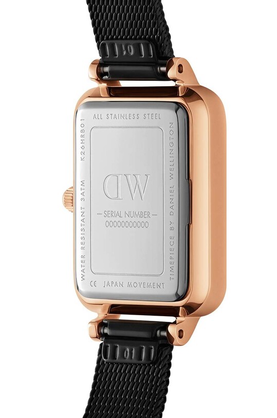 Kiegészítők Daniel Wellington óra Quadro Pressed DW00100433 rózsaszín