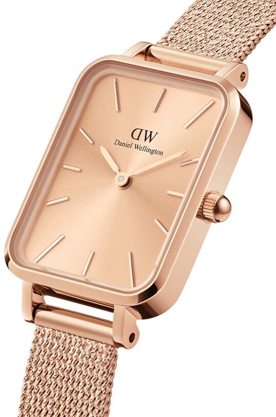 Годинник Daniel Wellington Quadro 20x26 DW00100484 рожевий AA00