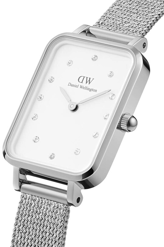 Hodinky Daniel Wellington Quadro 20x26 DW00100597 stříbrná AA00