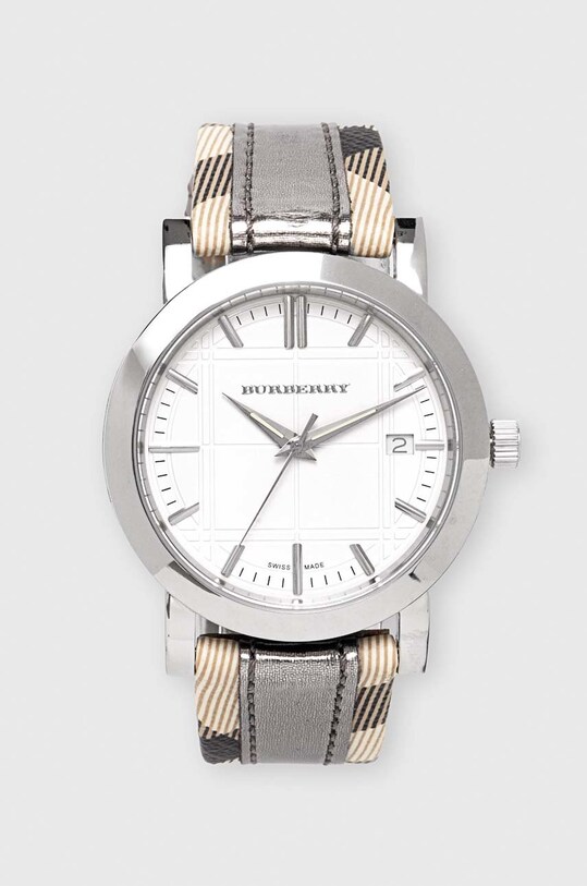 Burberry zegarek BU1392 srebrny BU1392