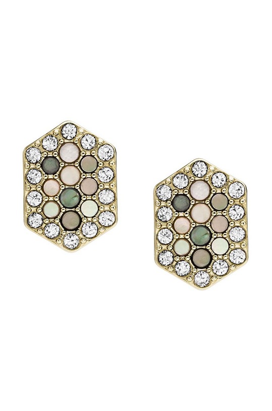 Fossil kolczyki złoty JF03859710