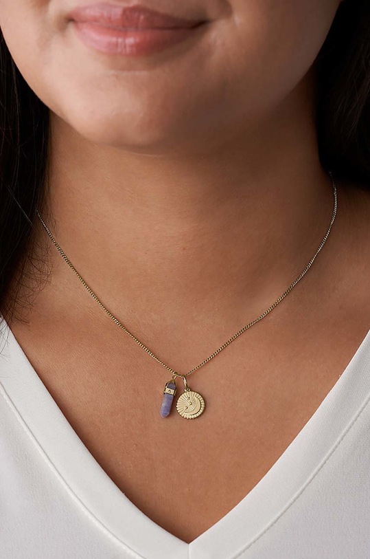 Αξεσουάρ Κολιέ Fossil JF03470710 χρυσαφί