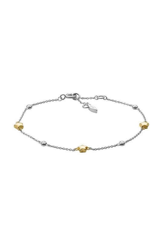Βραχιόλι Fossil ασήμι ασημί JFS00560998