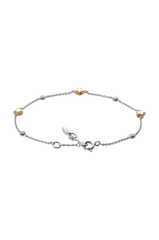 Βραχιόλι Fossil JFS00560998 ασημί AA00