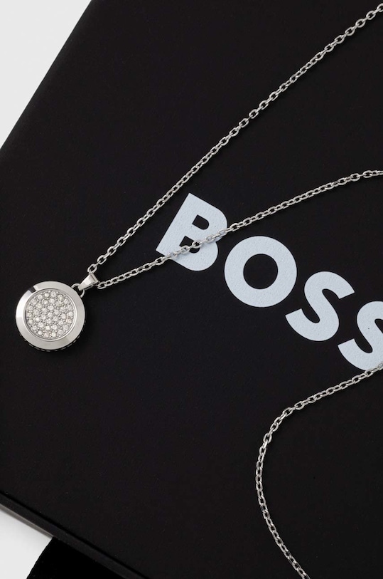 Κολιέ BOSS 1580298 ασημί AA00