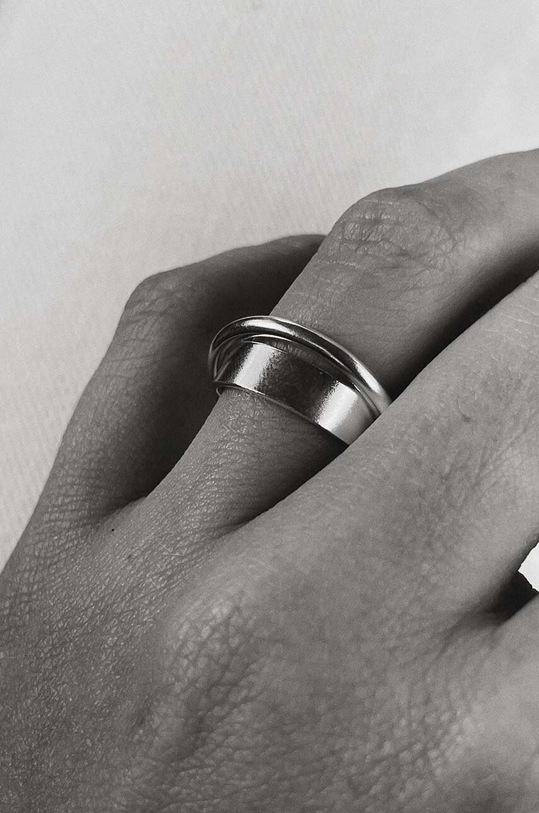 Srebrni prsten No More srebrna RG59SS