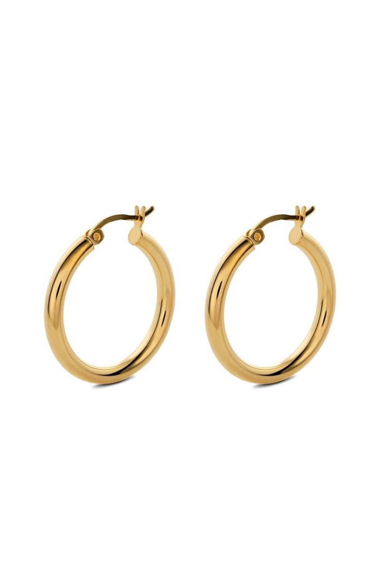 No More cercei din argint placat cu aur placat cu aur aur ER55GSPR