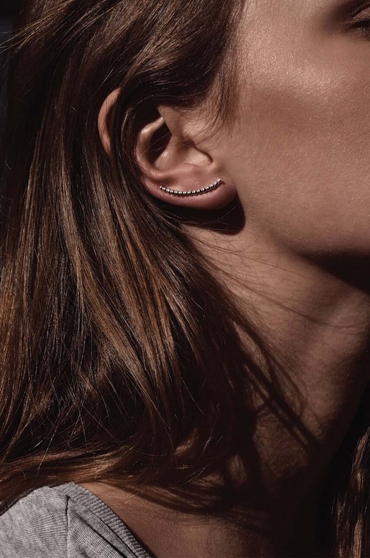 Stříbrné náušnice No More ER21SSPR stříbrná AA00