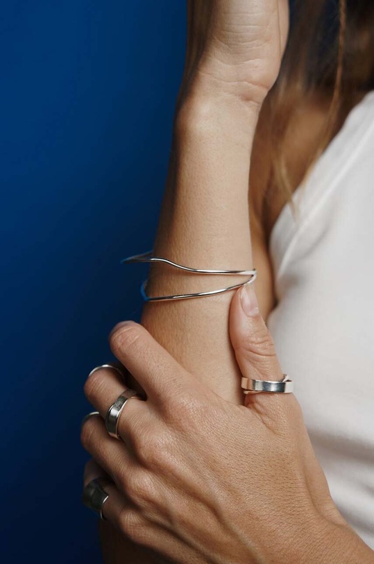 Akcesoria No More bransoletka srebrna BR12SS16 srebrny