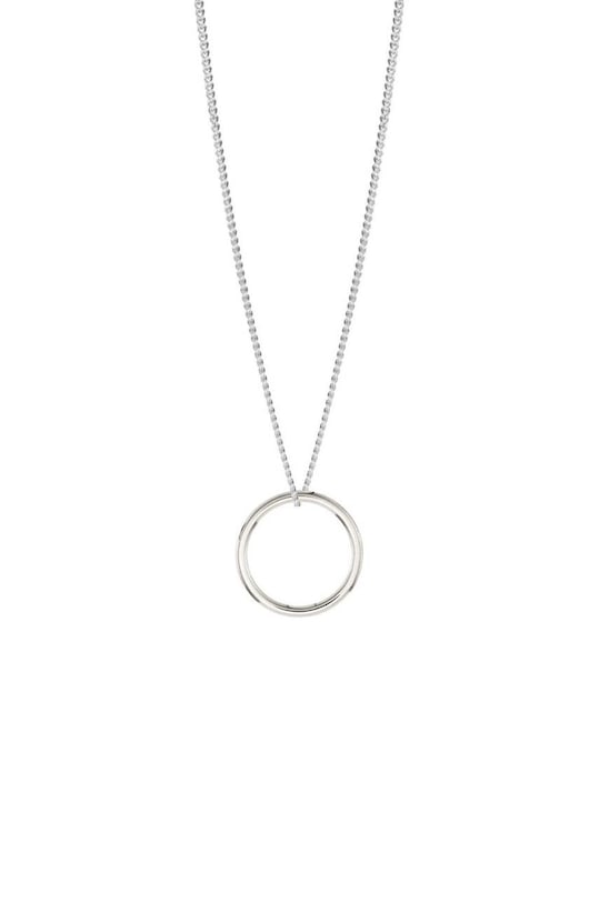 Сребърно колие No More сребърен NL07SS45