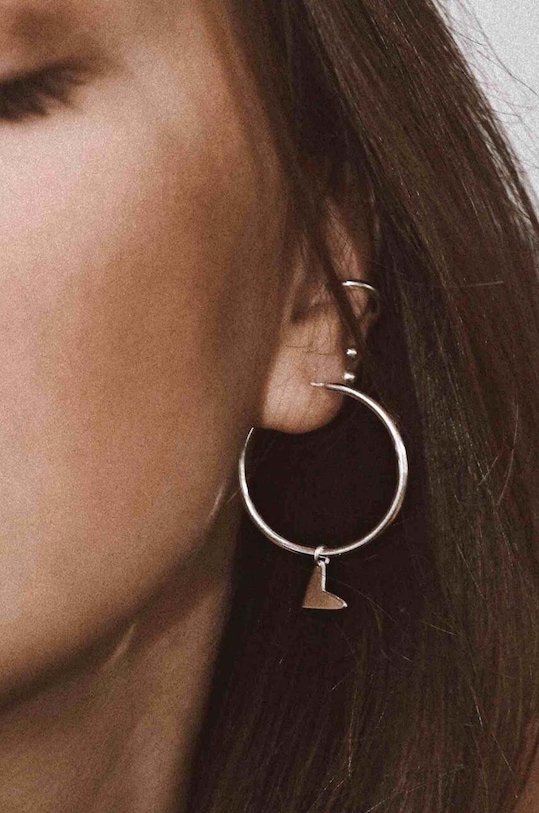 No More kolczyki srebrne ER49SSPR srebrny AA00