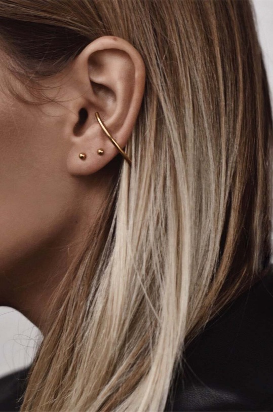 Akcesoria No More kolczyki ER48GSPR złoty