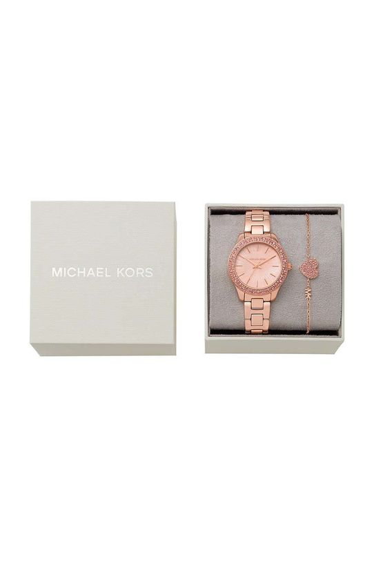 Michael Kors zegarek i bransoletka MK1068SET złoty