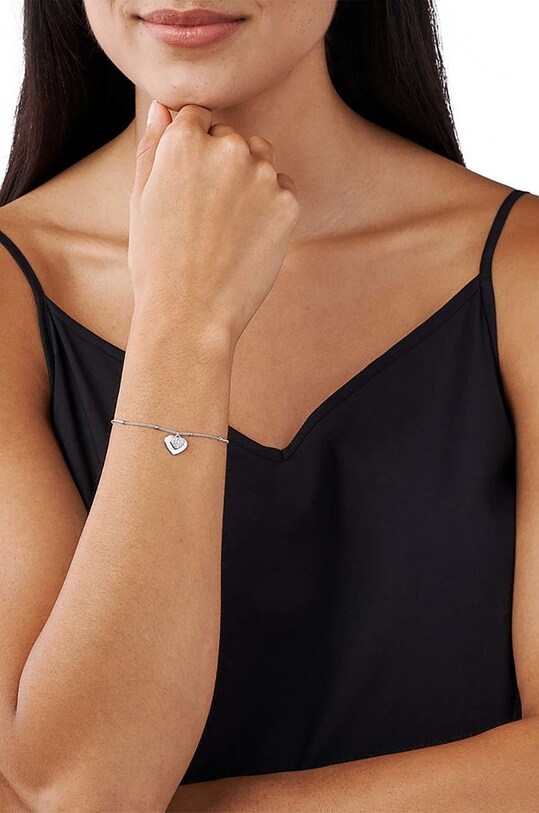 Аксессуары Серебряный браслет Michael Kors MKC1118AN040 серебрянный