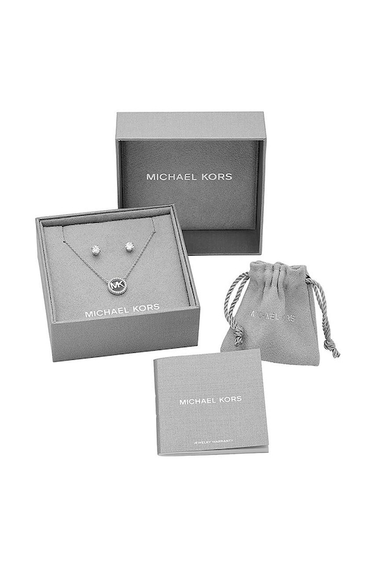 Michael Kors colier si cercei din argint argintiu MKC1260AN040