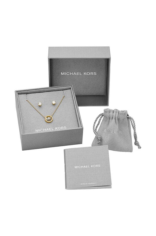 Колие и обици Michael Kors злато MKC1260AN710