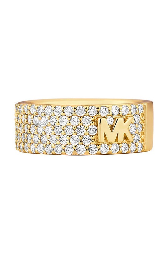Michael Kors pierścionek ze srebra pokrytego złotem srebro złoty MKC1555AN710