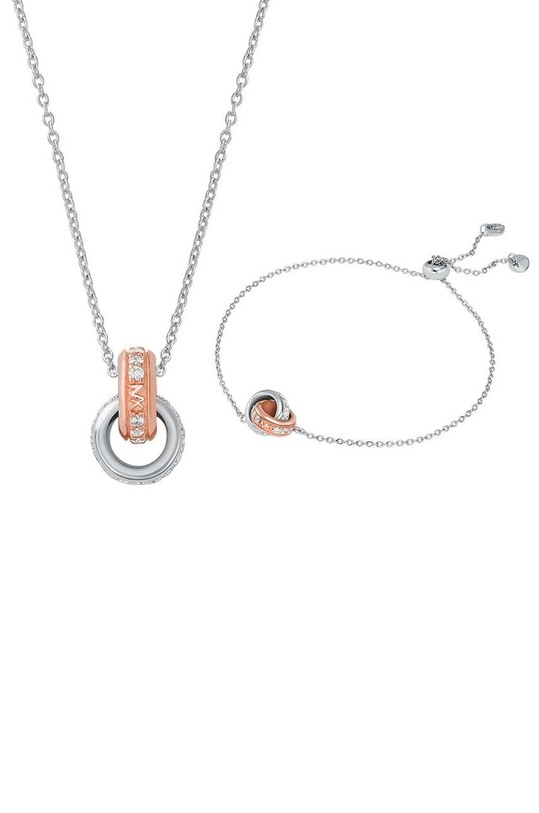 Колие и гривна Michael Kors сребро сребърен MKC1614SET