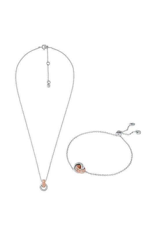 Кольє та браслет Michael Kors MKC1614SET срібний AA00