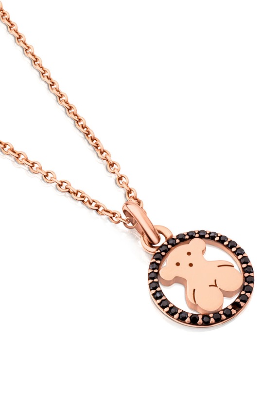 Tous colier din argint placat cu aur 1000047800 roz AA00