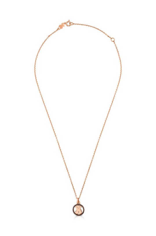 Accesorii Tous colier din argint placat cu aur 1000047800 roz