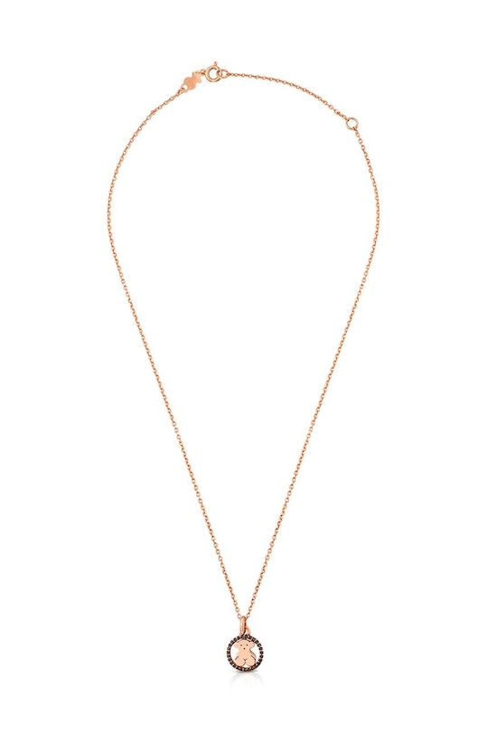 Accesorii Tous colier din argint placat cu aur 1000047800 roz