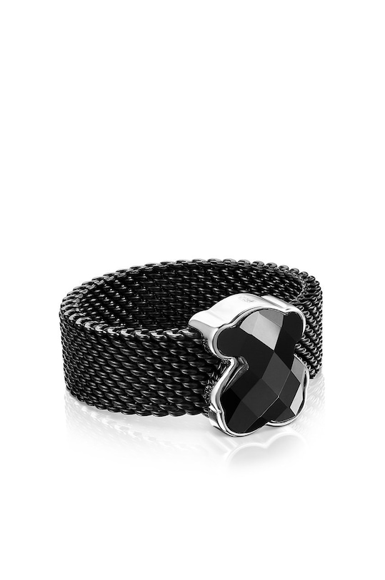 Prstýnek Tous Mesh Color 1002790514 černá AA00
