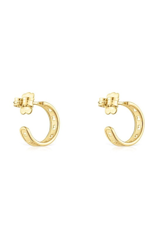 Akcesoria Tous kolczyki ze srebra pokrytego złotem Bear Row 1003734600 złoty