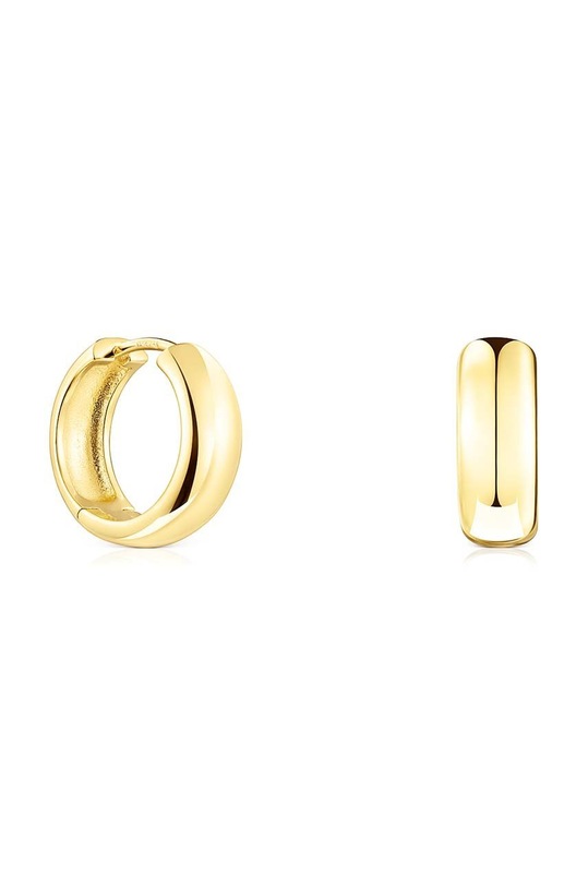 Tous kolczyki ze srebra pokrytego złotem Basics złoty 1003458100