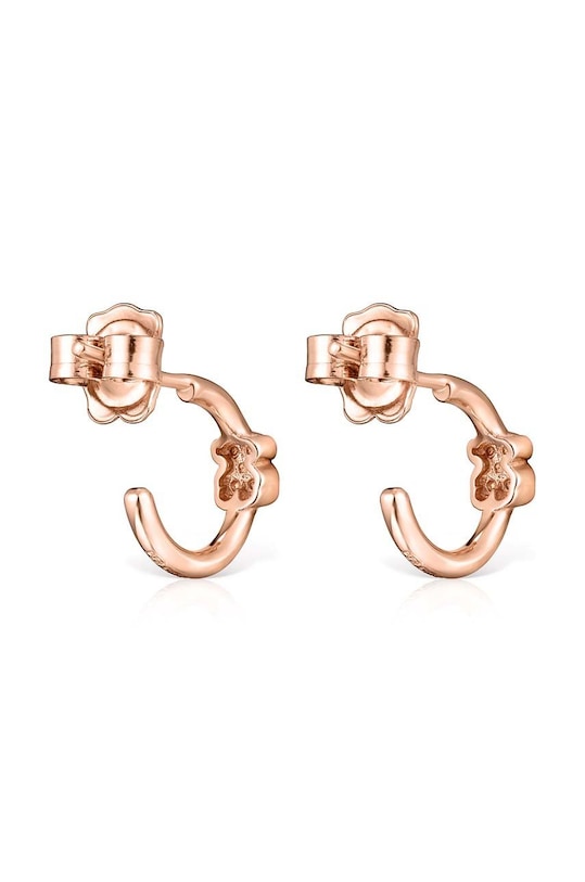 Akcesoria Tous kolczyki ze srebra pokrytego złotem Mini Motif 1001942100 różowy