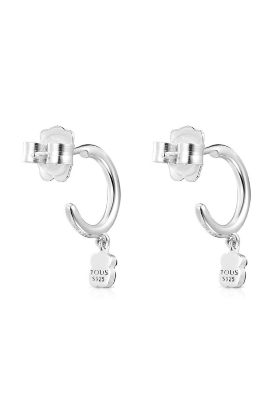 Akcesoria Tous kolczyki srebrne Mini Onix 1001937700 srebrny