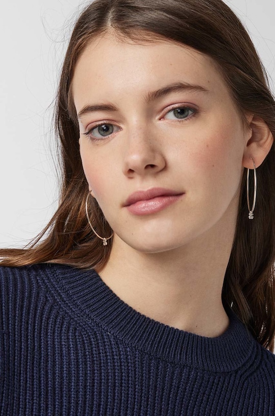 Srebrne naušnice Tous Bear 1000038000 srebrna