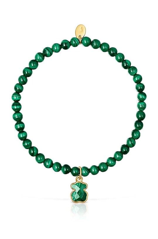 Tous brățară din argint placata cu aur Icon Color 1003388100 verde AA00