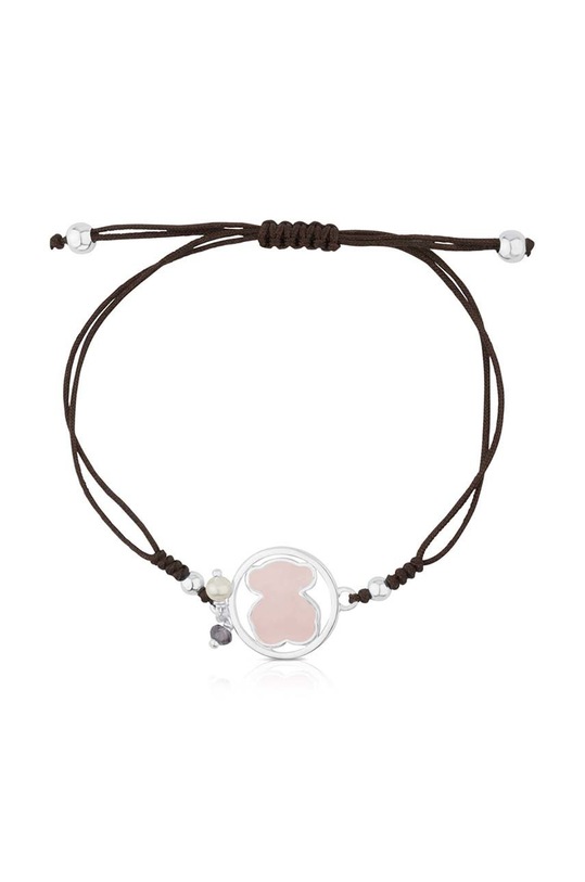 Akcesoria Tous bransoletka srebrna Camille 1000052400 brązowy