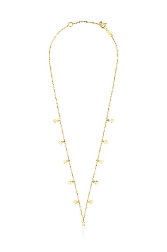 Akcesoria Tous naszyjnik ze srebra pokrytego złotem Cool Joy 1003190100 złoty