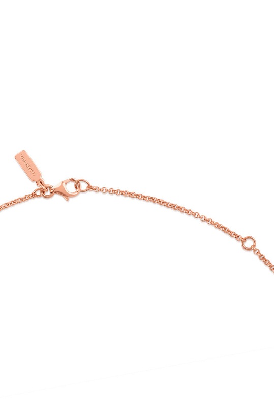 Tous colier din argint placat cu aur Chain 1000044700 roz AA00