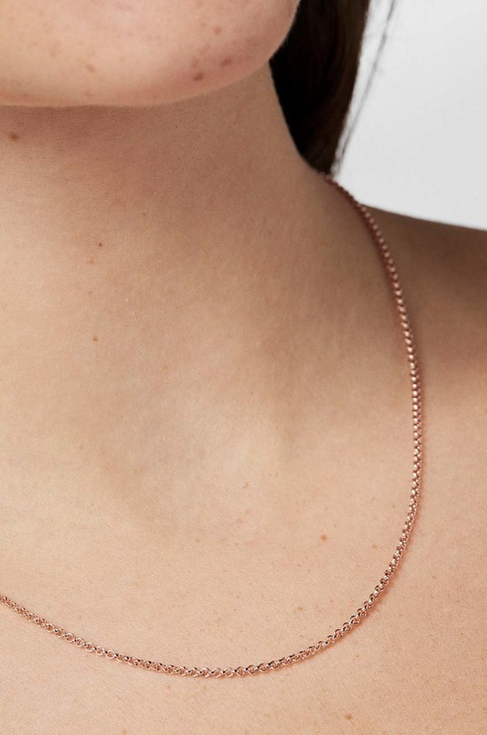 Accesorii Tous colier din argint placat cu aur Chain 1000044700 roz