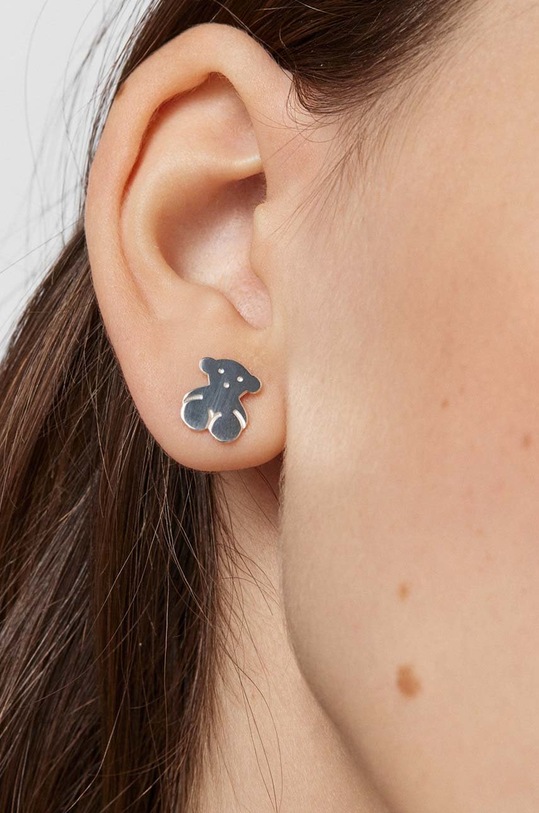 Tous kolczyki srebrne Bear srebrny 1000116700