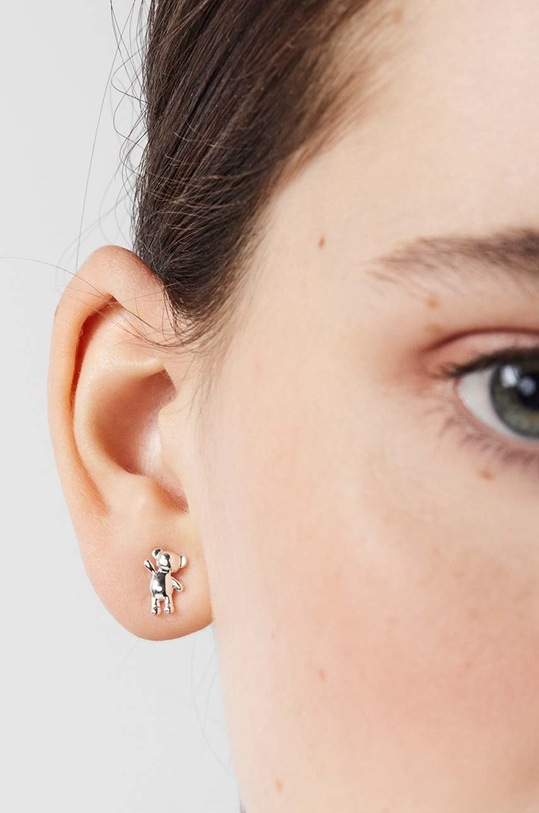 Tous kolczyki srebrne Teddy Bear srebrny 1003490000